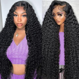 12A Deep Wave Lace Front Wigs Human Hair 180%