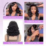 Bouncy Vetinam quality 20 inches 5by5 300g human hair wigs cross-border