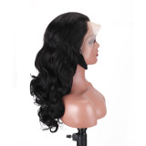 Xuchang wig curly hair 13*4 elastic curly front lace human hair European and American cross-border long curly hair hot-selling cross-border product