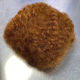 8-inch real human hair for making fluffy dreadlocks, wig accessories, afro kinky human bulk hair