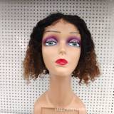 SDD 4*4Lace Glueless Water Curly Wigs 100% Brazilian human