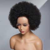Brazilian Afro Wig 100% Human Hair 13*4 Big lace Fratal wig