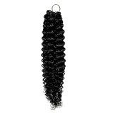 Real human hair Crochet Feather Hair Extensions, can be permed and dyed