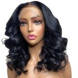 12A Double Drawn Human hair 4*4 Lace Body Wave 300% density