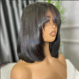 SDD Vietnamese Hair 3*1 Lace Fringe Straight Bob Human Hair