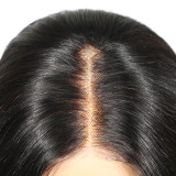 European and American wigs made of real human hair, lace front, straight hair for women, 2X4 bob lace front wigs, cross-border wholesale