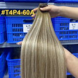 Human hair wigs, hand-knitted hair wefts for women, human hair genius weft bundles, European and American cross-border