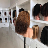 European and American curly wigs 250% density, cross-border in-stock, factory wholesale, foreign trade, Jerry curly