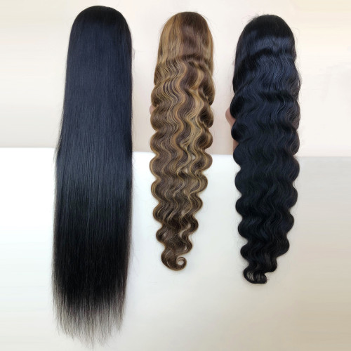40inch Real Hair Wigs - Direct Sales from the Manufacturer, Extra-Long Headpieces, Cross-Border Exclusive Sale of Extra-Long Real Human Hair Wigs