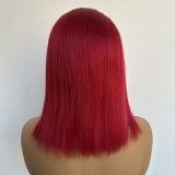 Cross-border e-commerce European and American 13*4 bug bob human hair wig front lace wig real human hair headpiece
