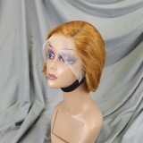 Color Pixie Cut Wig Short Bob Wigs Straight Human Hair Wigs