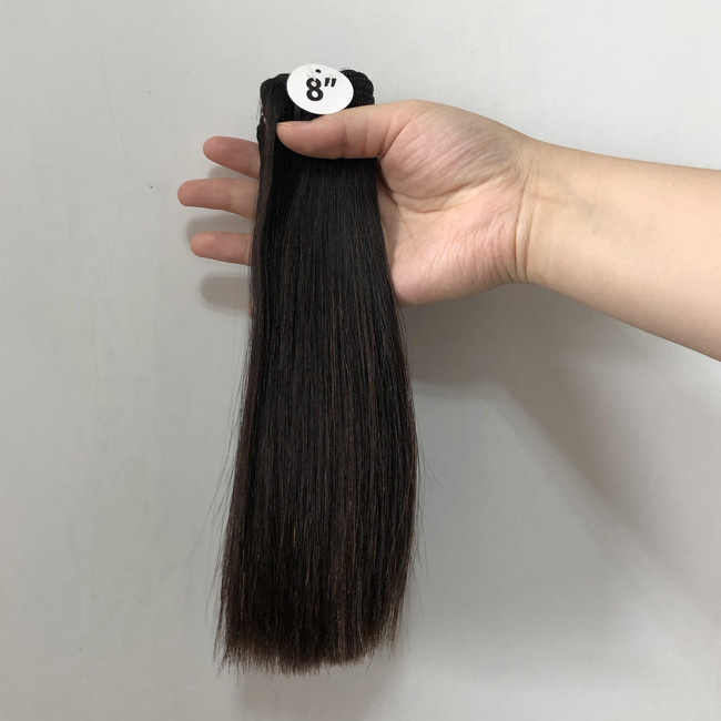 Super Double Drawn straight human hair bundles of the first grade