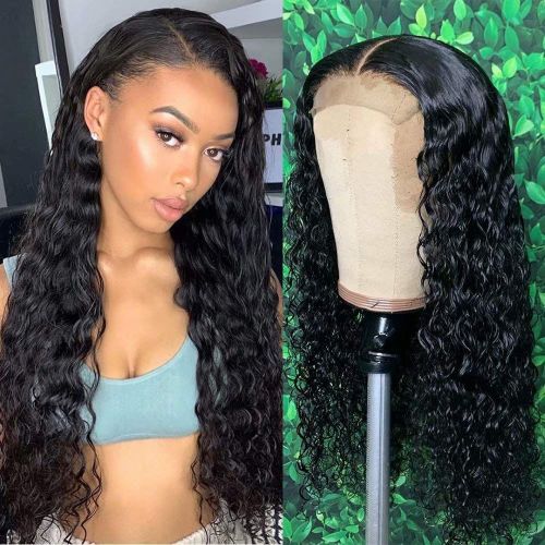 13*4 water wave wigs, hot-selling human hair wigs, curly hair