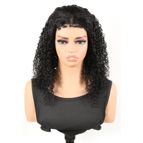 4C Edges Hairline 4x4 Lace Front Wigs Human Hair