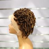 13*4Frontal Short Wigs Afro Kinky Curly African Human hair