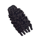 Real human hair wigs, French curly bundles, cross-border women's wigs, hair wigs