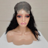 4*4 Closure Water Wave Wig 200% Density 20inch Human hair Gl