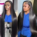 13*4 Lace wig human hair high-density lace human hair wig for foreign trade