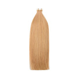 Wholesale in-stock PU real hair tape-in extensions for women, seamless hair extensions, tape-in hair extensions, wig pieces