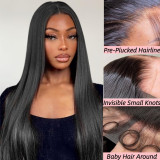 12A Straight Wigs Human Hair 180% Density, Real Hair Wigs for Black Women
