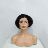 SDD 13*4Frontal lace Fumi Bob 300%density wigs