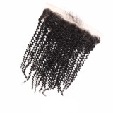 BrazilianHumanHairKinkyCurly13x4LaceFrontaleartoeaReal Human Hair