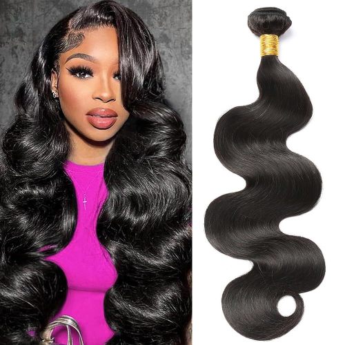 9A human hair bundle with body wave.Human hair wigs can be permed and dyed