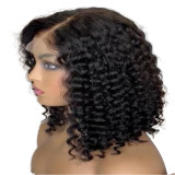 12A Brazilian 4*4 Lace Water Wave Bob  Closure 200% density