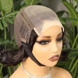 4*4lace Fumi Bob Pixie Cut Full density 100% human hair