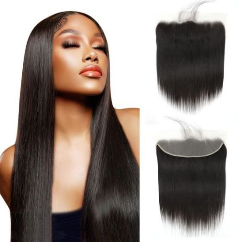 13*4 high-definition transparent lace, fully hand-woven, high-density real human hair piece, popular in European and American foreign trade, available for immediate delivery from Xuchang