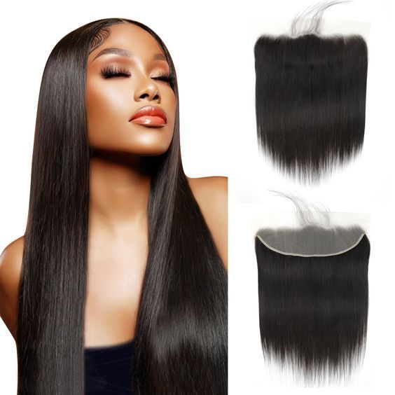 13*4 high-definition transparent lace, fully hand-woven, high-density real human hair piece, popular in European and American foreign trade, available for immediate delivery from Xuchang