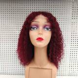 SDD 4*4Lace Closure Glueless Curly Wigs 100% Brazilian human