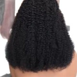 13*4 lace curly 300% density human hair wig super full real human hair