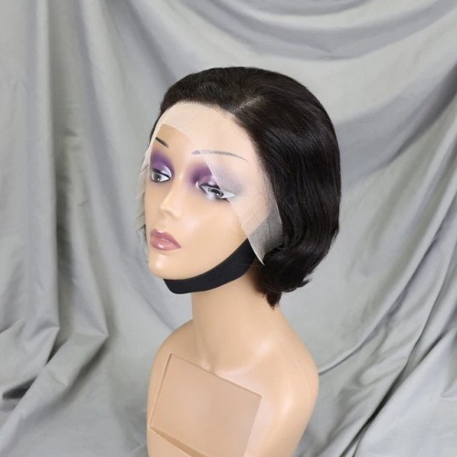 Human Hair Wig 13*4 Pixie Short Wigs