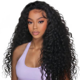 12A Deep Wave Lace Front Wigs Human Hair 180%