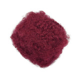 8-inch real human hair for making fluffy dreadlocks, wig accessories, afro kinky human bulk hair