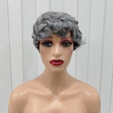 Pixie Cut Wigs 100% Human Hair Wigs Short Curly Pixie