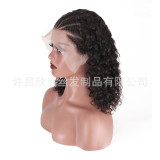 Wigs cross-border European, American, and African human hair wigs, front lace wholesale full head wigs, hot-selling cross-border bestsellers