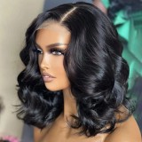 12A Glueless 4*4 body wave 200%density Brazilian Human Hair