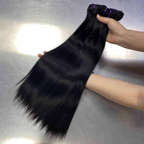 Human hair wigs, first-grade hair wefts, human hair bundles, real hair, foreign trade hair wefts, European and American cross-border