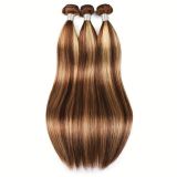 P4/27 highlight human hair bundle piano color P color hair curtain real human hair hot-selling in Europe and America