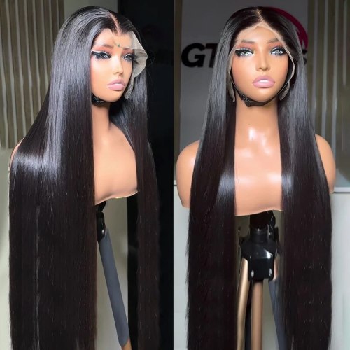 13*4 Lace wig human hair high-density lace human hair wig for foreign trade