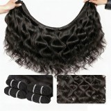 Natural Black Body Human Hair Bundles Cross-border Real Human Hair Bundles