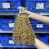 Real human hair wigs, Italian curly, multi-color hair bundles, human bulk hair, all real human hair