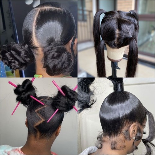 Full lace wig, hand-woven from real human hair, available in Xuchang