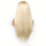 European and American cross-border 13*4 large lace golden 613 full human hair wig, hot-selling in foreign trade, in stock in Xuchang