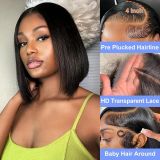 13X4 Lace Front Bob Wig, hot-selling women's bob style full lace wig