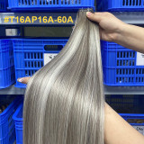Human hair wigs, hand-knitted hair wefts for women, human hair genius weft bundles, European and American cross-border
