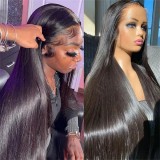 Brazilian Human Hair 13*4frontal 20-36inch  Long Straigh Wig