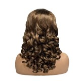 300% Density Egg Roll Wave 13x4 Frontal Wig Bouncy Loose wig